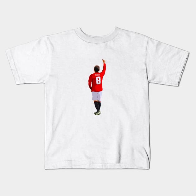 Juan Mata Kids T-Shirt by Webbed Toe Design's